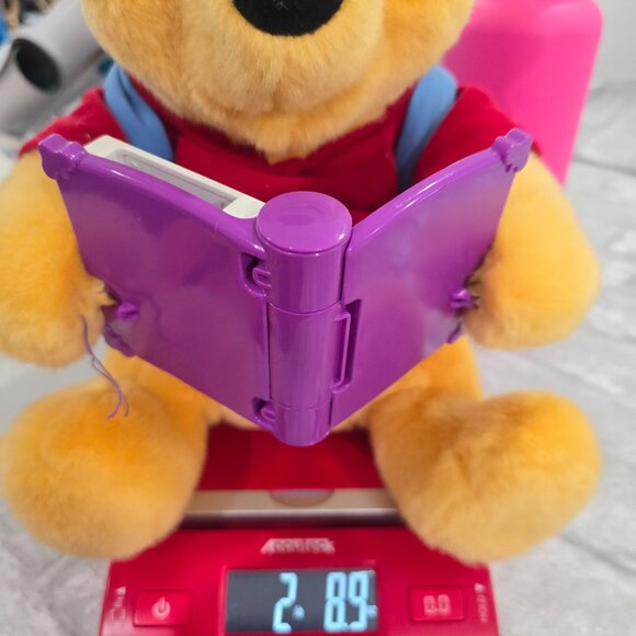 Winnie The Pooh Read With Me Plush Talking Story Telling Bear Disney Mattel 2000 - Picture 9 of 9